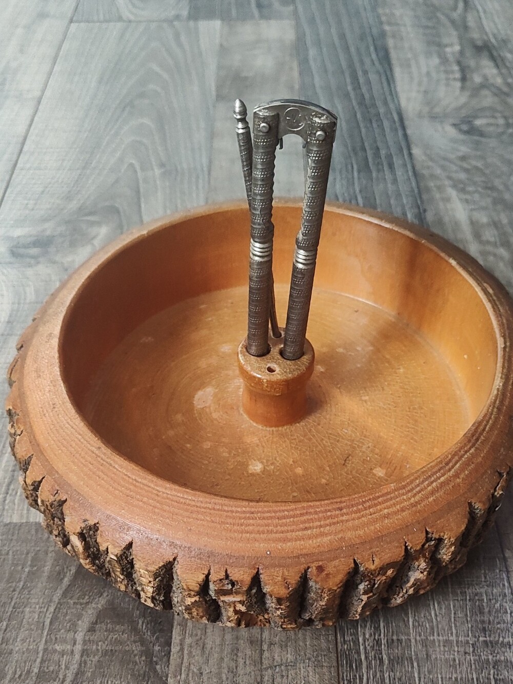 Wooden Nutcracker Bowl